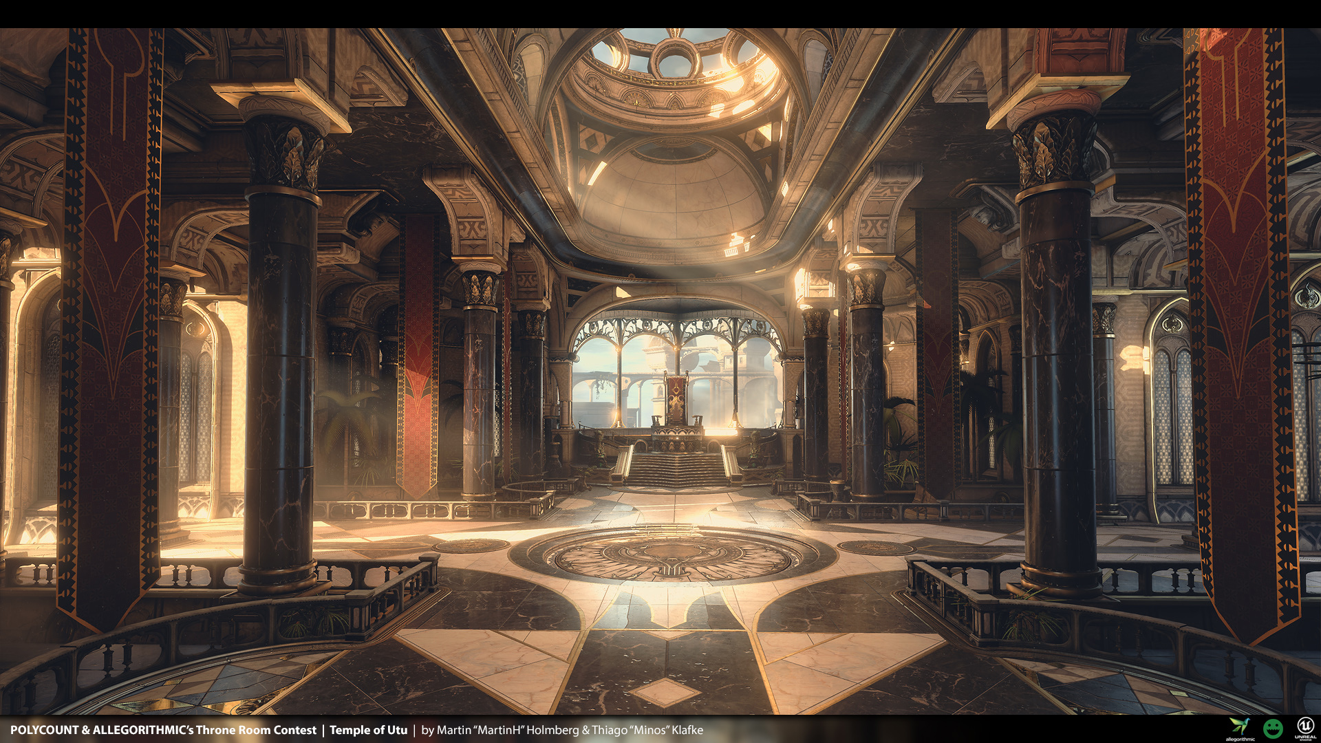 Throne Room The Temple Of Utu Martinh Minos Polycount